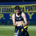 Festejo Iker Zufiaurre Boca vs River reserva semifinal Torneo Proyección Clausura