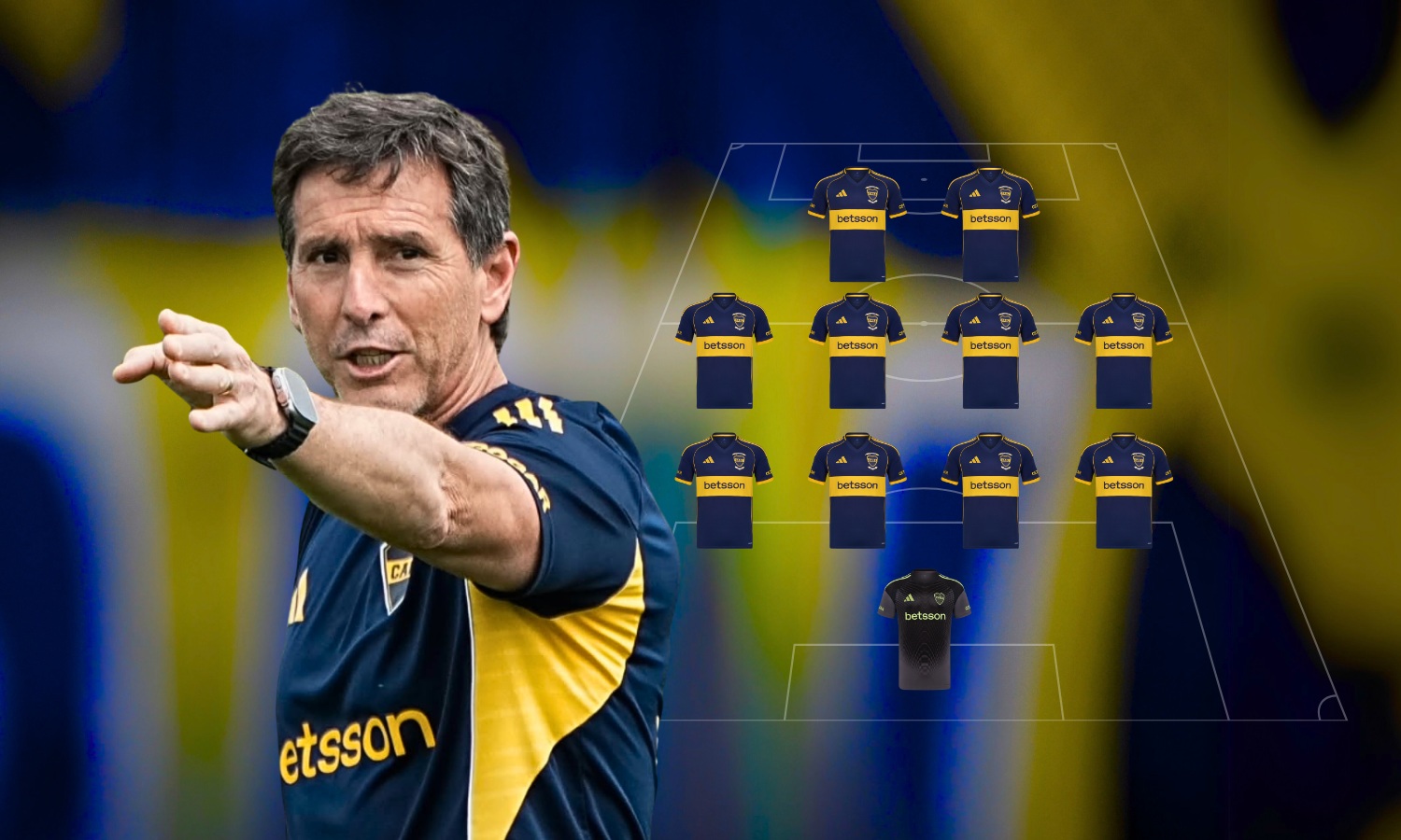 Formación Boca Claudio Úbeda DT