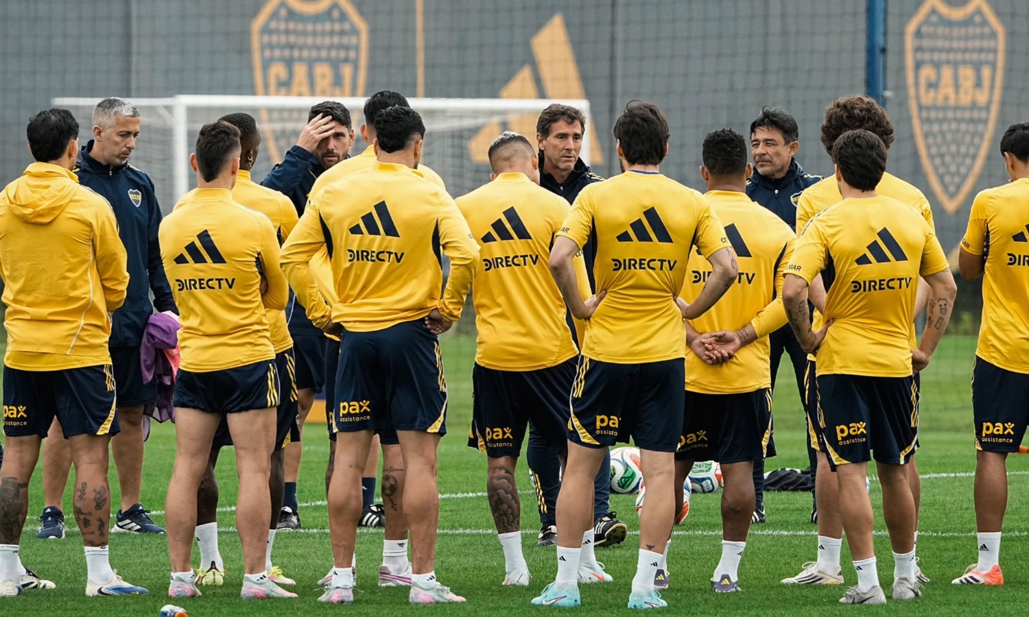 Plantel entrenamiento Boca 