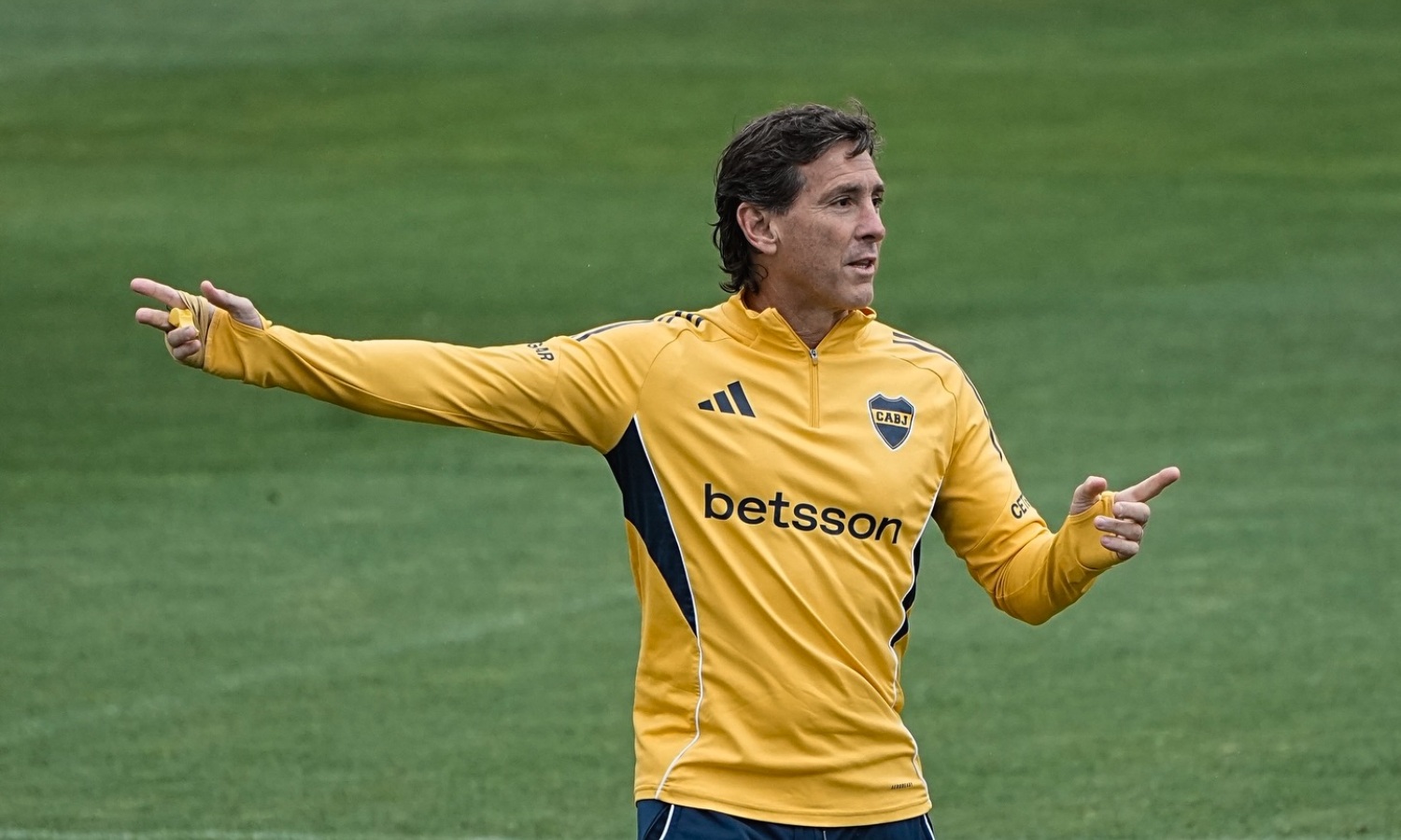Claudio Úbeda entrenamiento Boca