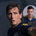 Con Janson de 9: el equipo que probó Úbeda para enfrentar a Riestra Claudio Úbeda Lucas Janson Boca