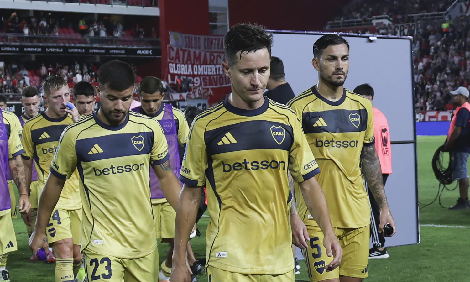 Jugadores post Boca vs Estudiantes Apertura 2026