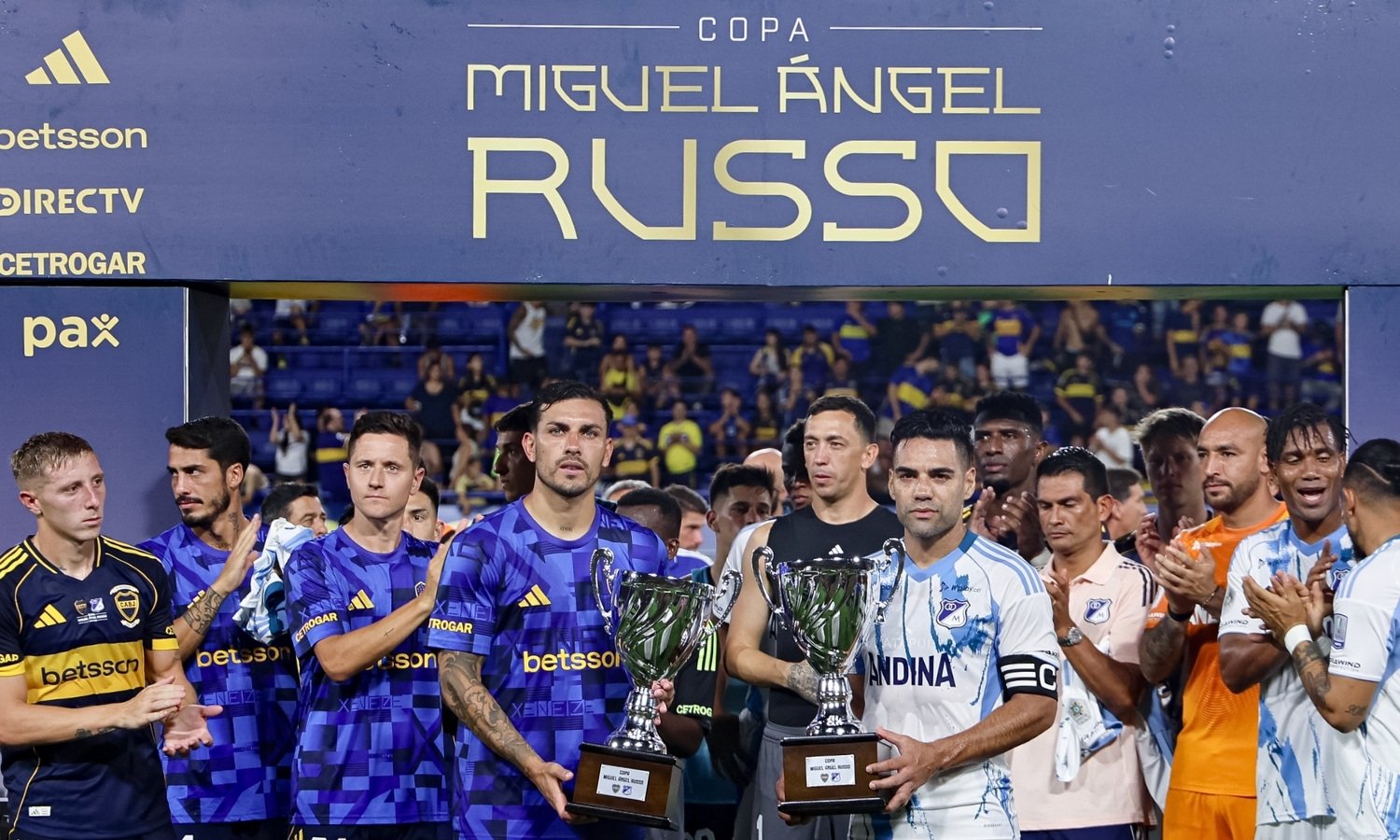 Paredes y Falcao Boca vs Millonarios