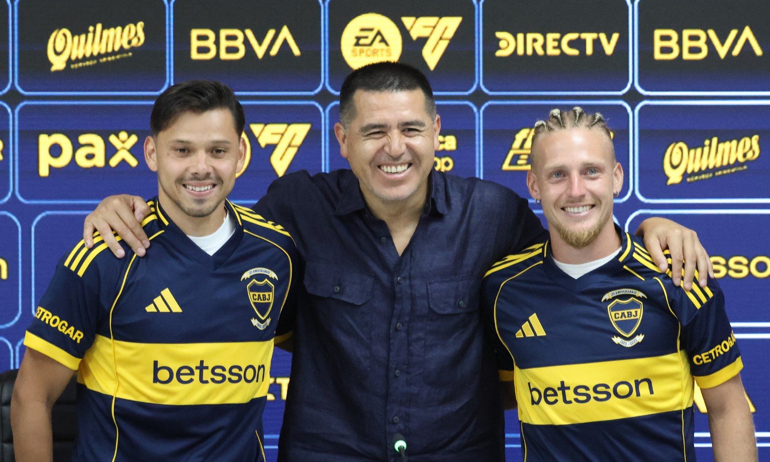 Riquelme Romero y Ascacibar Boca