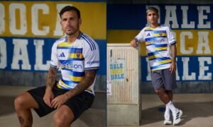Boca nueva tercera camiseta Paredes Delgado