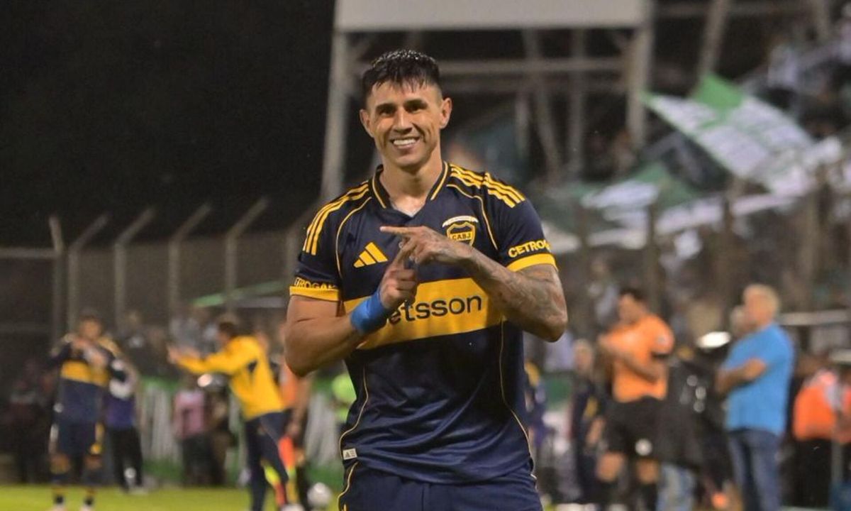 Festejo Adam Bareiro Boca vs Gimnasia de Chivilcoy Copa Argentina 2026