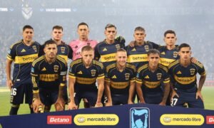 Los once de Boca frente a Vélez