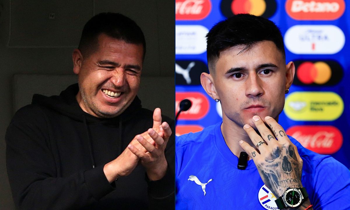 Riquelme y Adam Bareiro