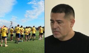 Riquelme reunión plantel Boca