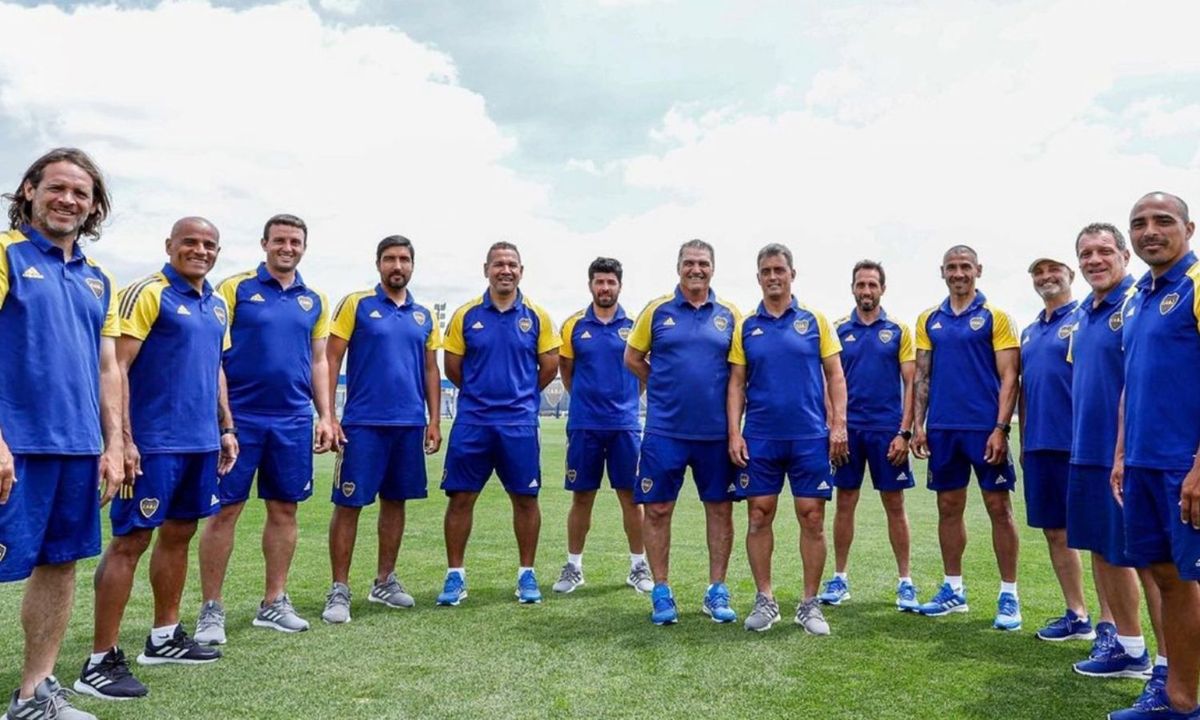 Los entrenadores de inferiores son todos exjugadores de Boca