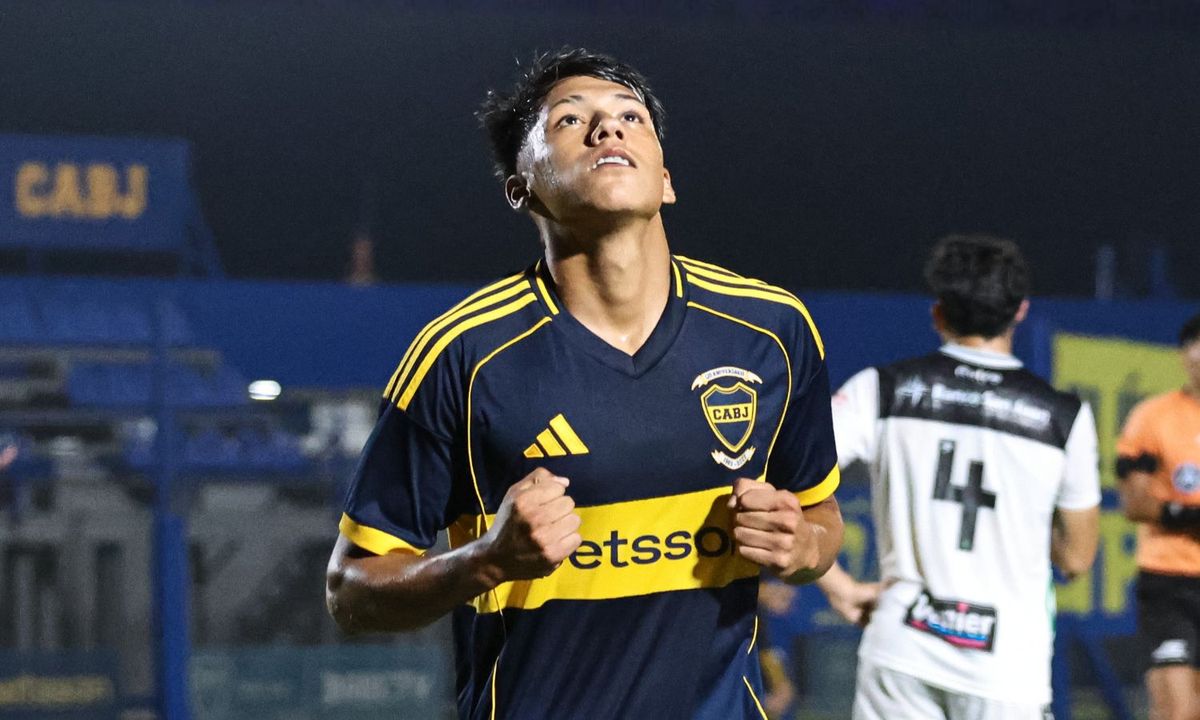 Lautaro Mendieta reserva de Boca vs San Martin SJ