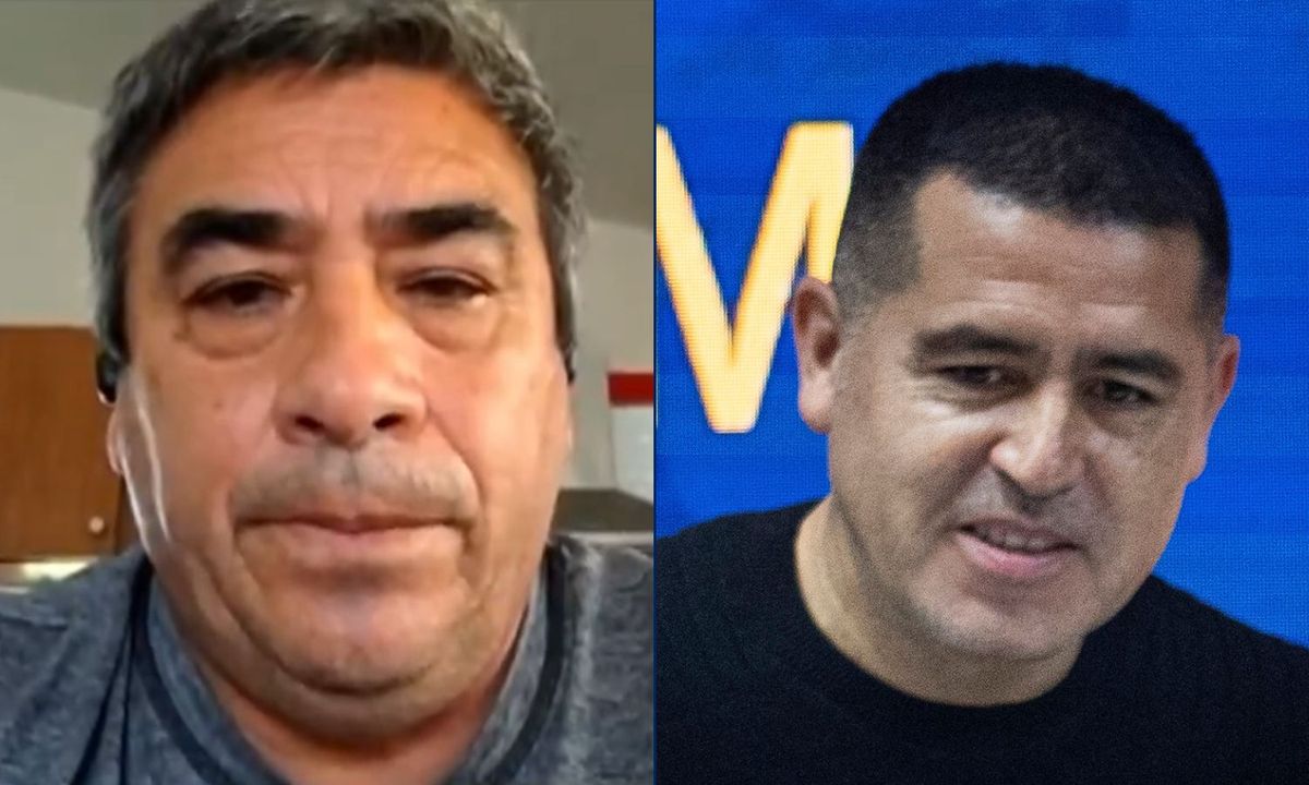 Pepe Basualdo y Riquelme Boca