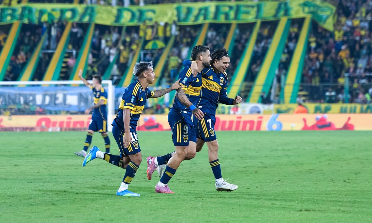 Festejo Milton Giménez Boca vs Defensa y Justicia Apertura 2026