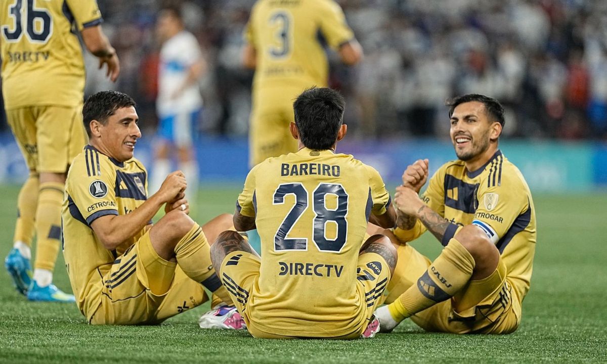 Victoria festejo Boca vs Universidad Católica