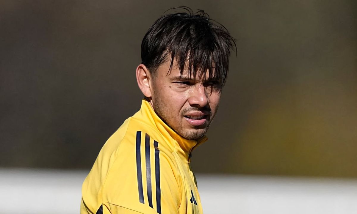 Ángel Romero entrenamiento Boca