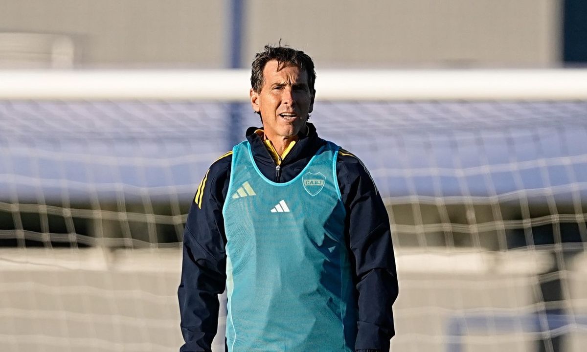 Claudio Úbeda entrenamiento Boca