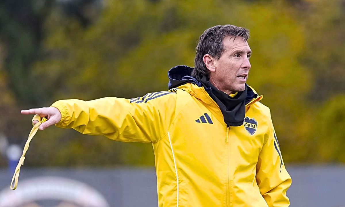Claudio Úbeda entrenamiento Boca