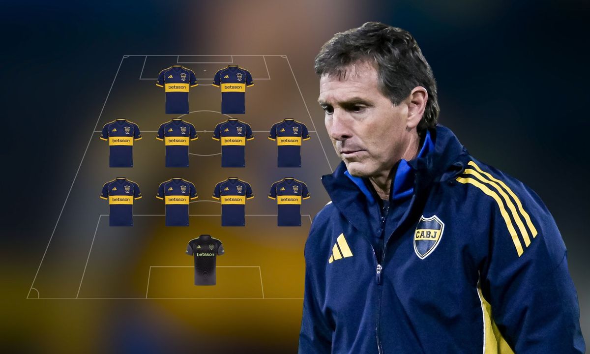 Formación Boca vs Cruzeiro