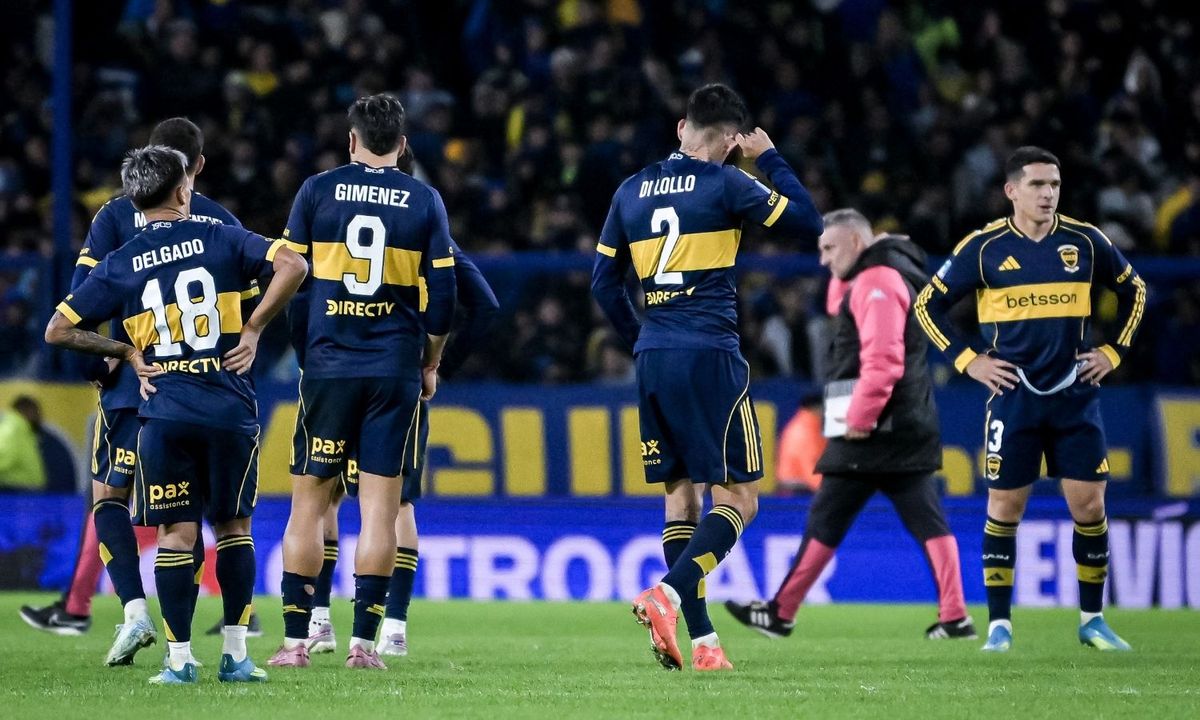 Jugadores Boca vs Huracán