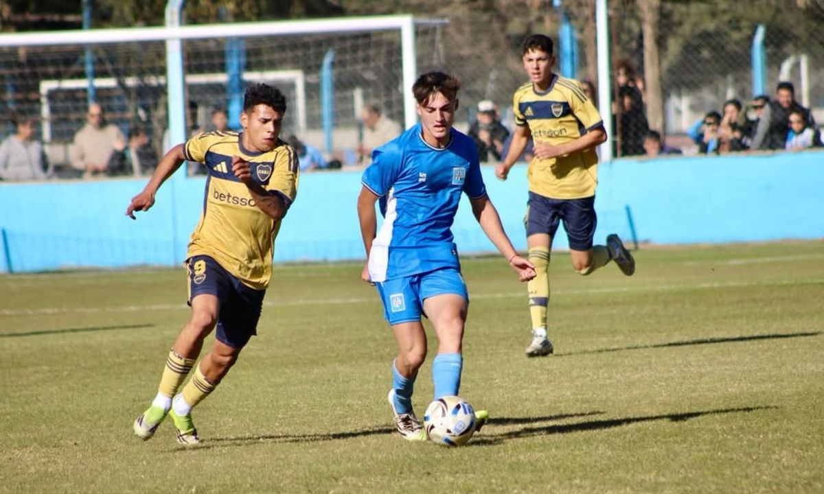 Leonel Flores reserva de Boca vs Estudiantes Rio Cuarto