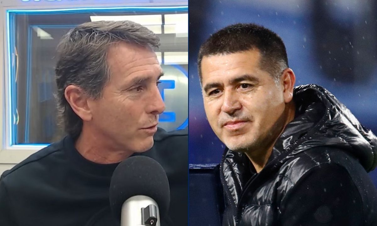 Claudio Úbeda y Juan Román Riquelme Boca
