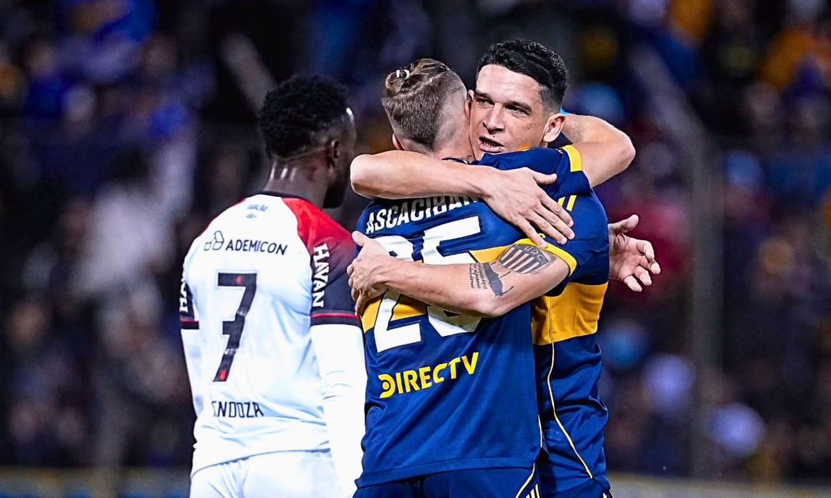 Festejo gol Lautaro Blanco f2 Boca vs Paranaense amistoso 2026
