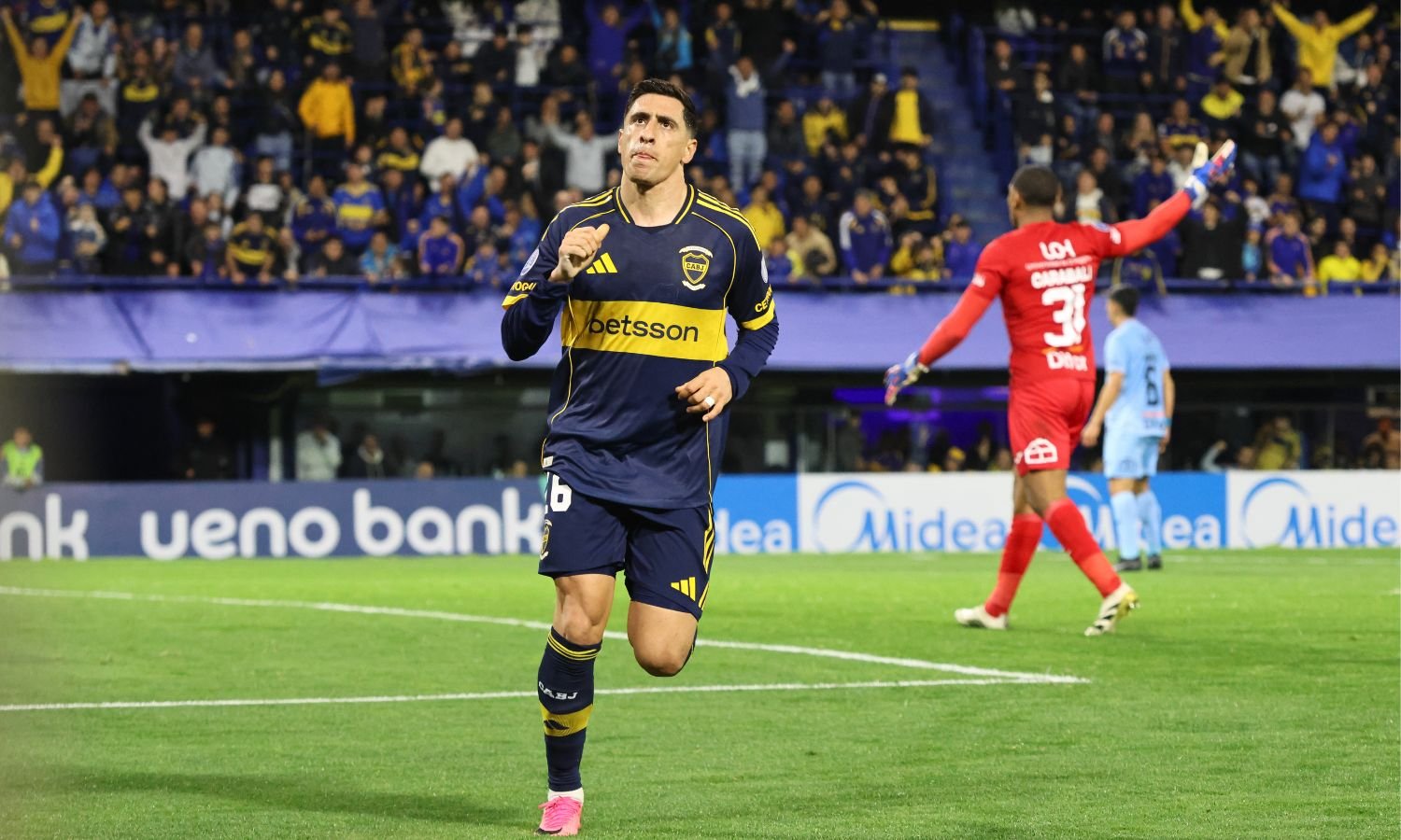 Gol Miguel Merentiel Boca vs Ohiggins Sudamericana 23726