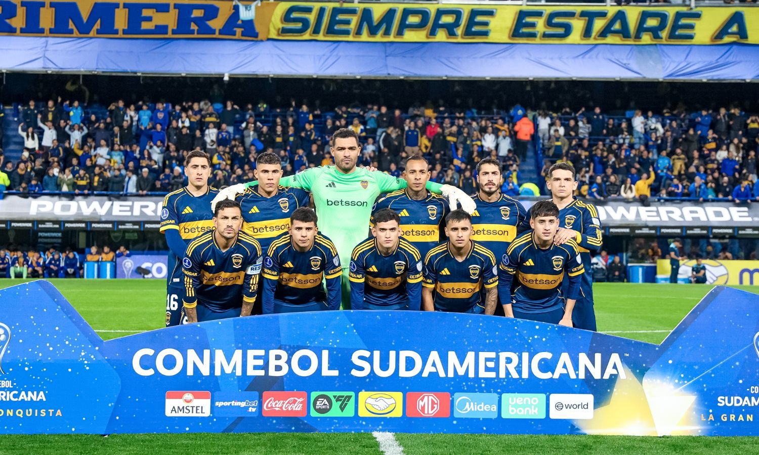 Iniciales Boca vs Ohiggins Sudamericana