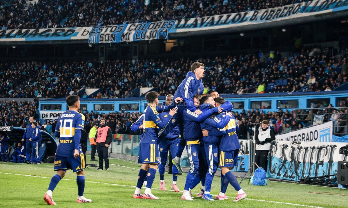 Festejo Boca vs Racing Clausura 2026