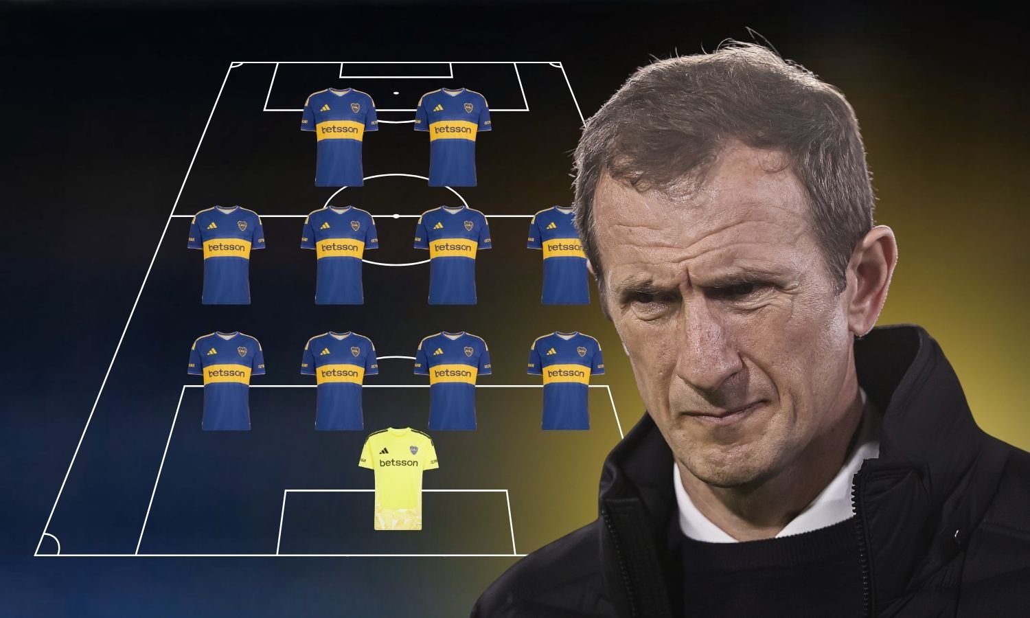 La formación de Boca Juniors