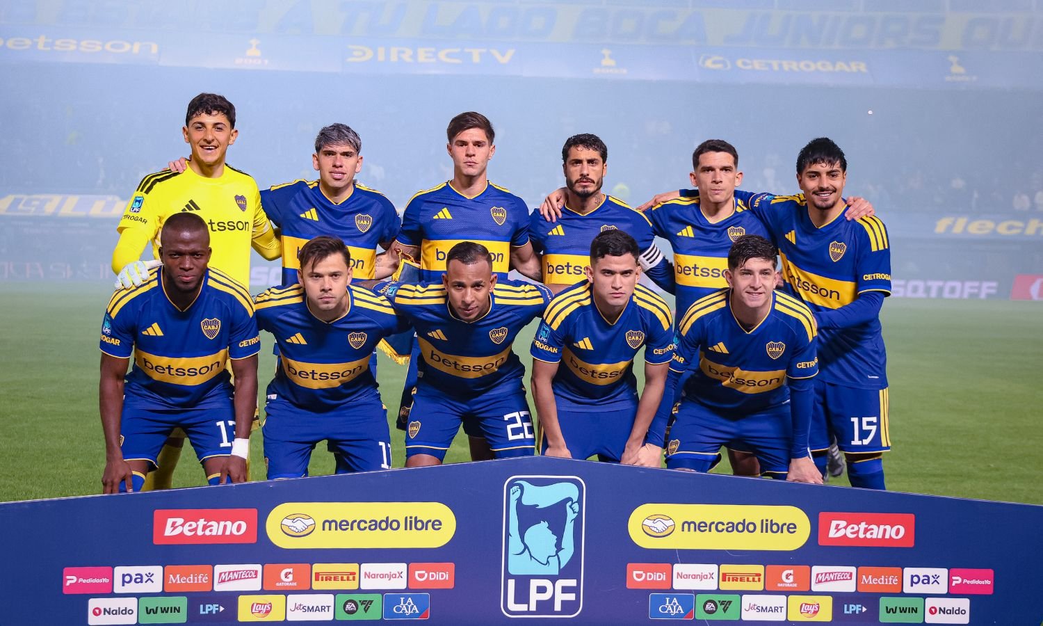 La formación inicial de Boca ante Central Córdoba