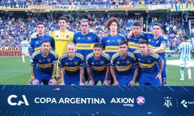 La formación inicial de Boca frente a Racing