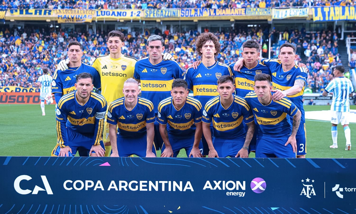 La formación inicial de Boca frente a Racing