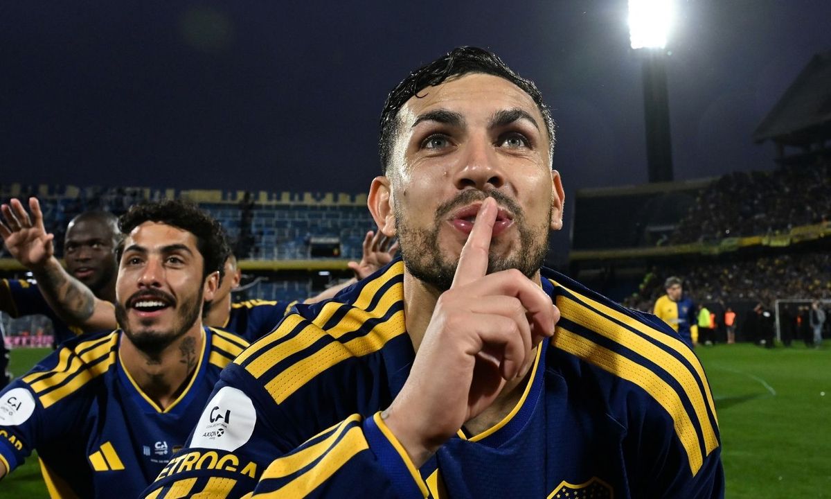 Leandro Paredes festejo Boca vs Racing Copa Argentina 2026
