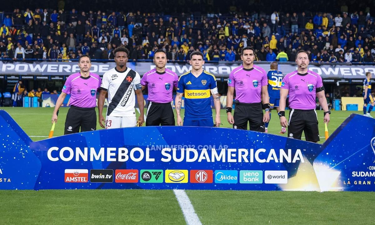 Lautaro Blanco en Boca vs Vasco da Gama por la ida de la semifinal de la Copa Sudamericana 2026
