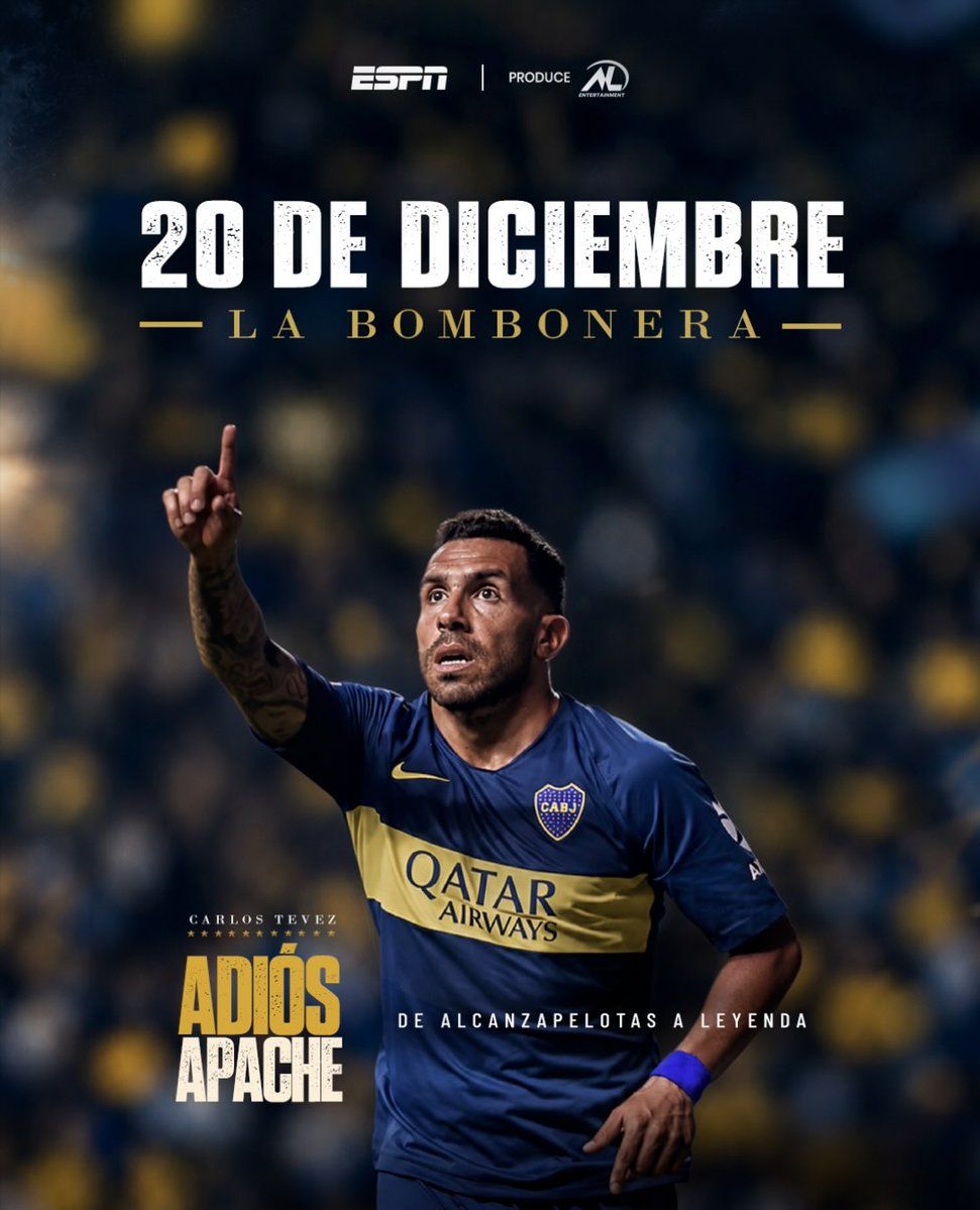 Fecha despedida Carlos Tevez