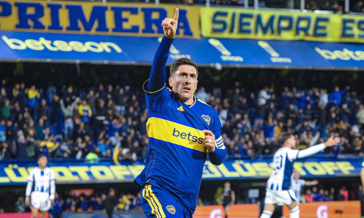 Festejo Miguel Merentiel Boca vs Talleres Clausura 2026