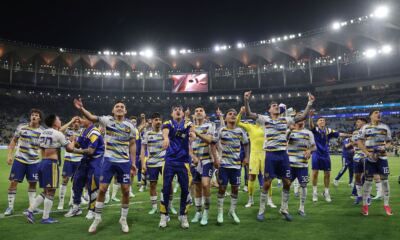 El festejo de Boca en el Maracaná