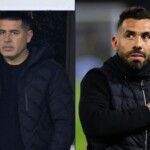 Juan Román Riquelme y Carlos Tevez Boca