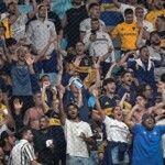 Los hinchas de Boca en la semifinal