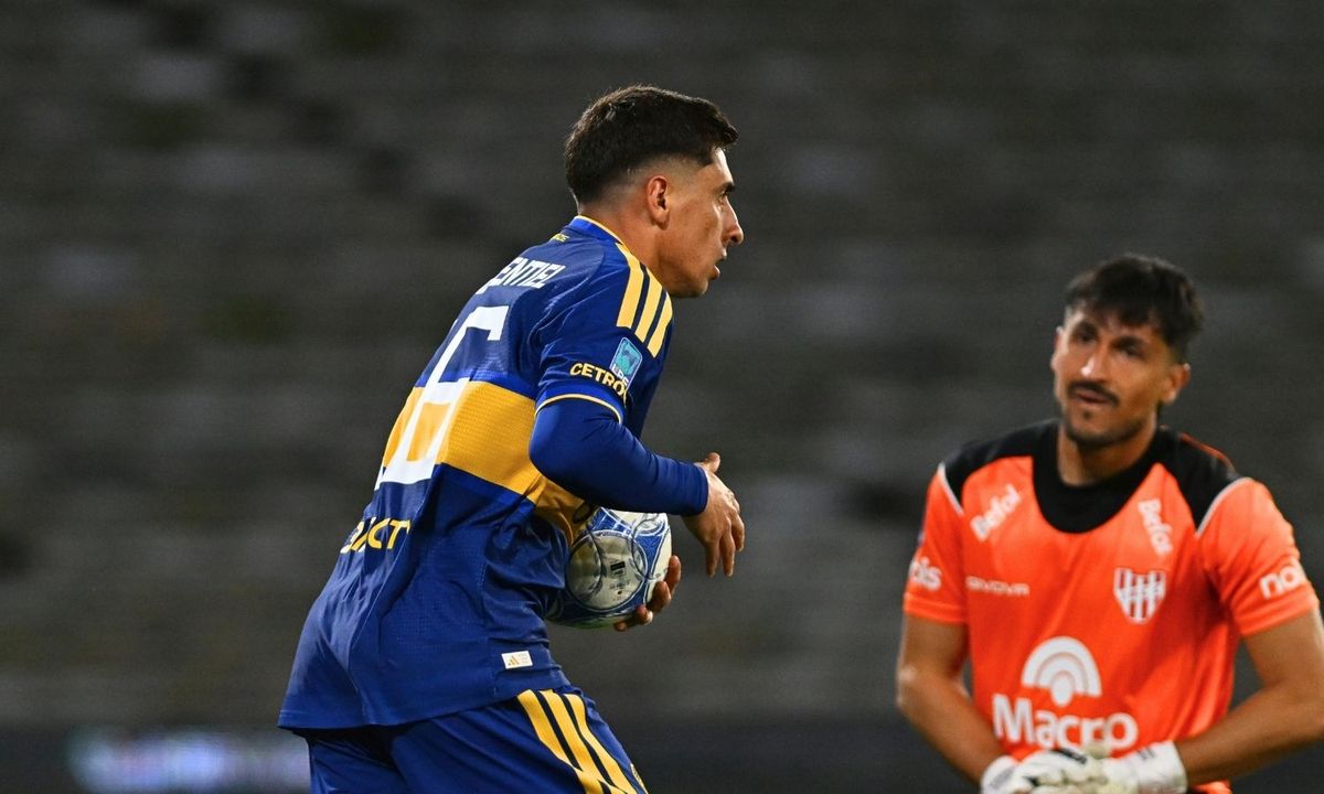Miguel Merentiel convirtió el 2 a 2 ante Instituto