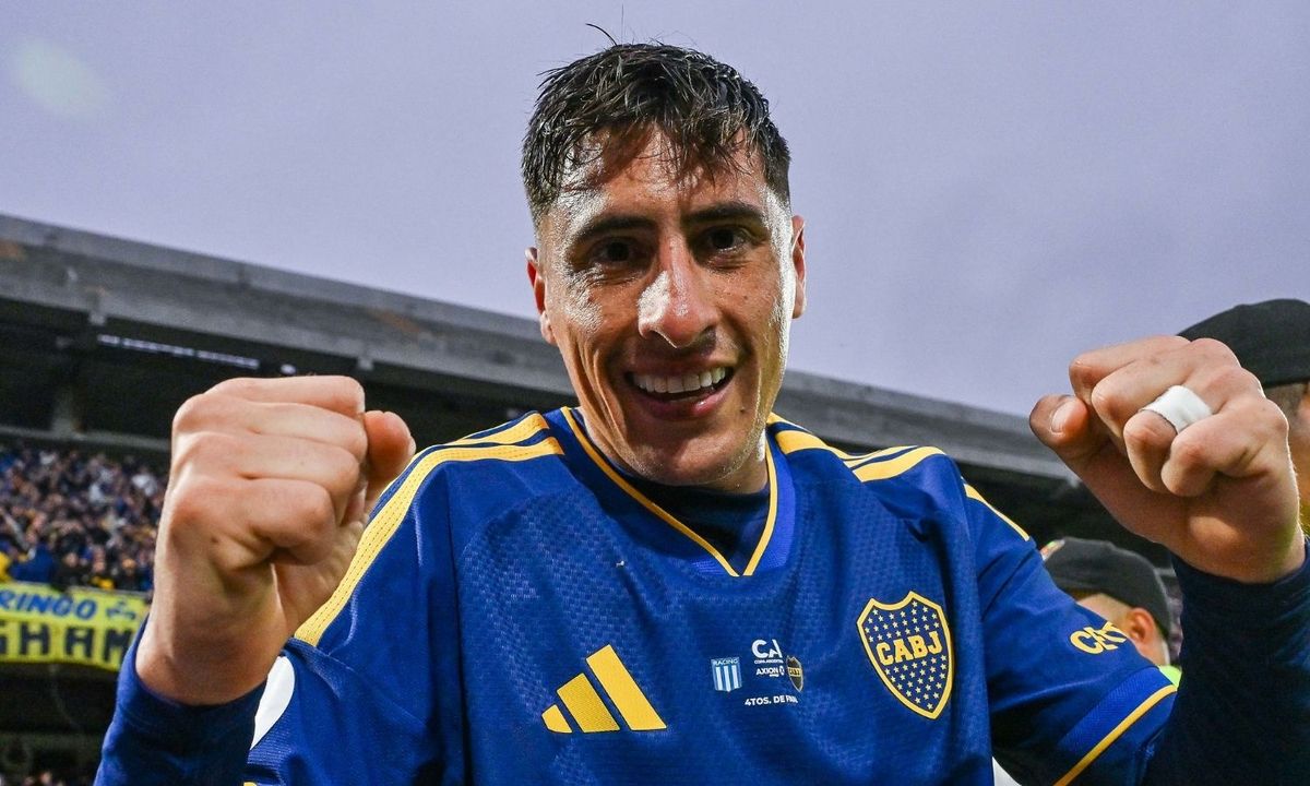 Miguel Merentiel festejo Boca