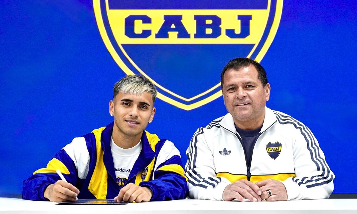 Milton Delgado renovó su contrato con Boca