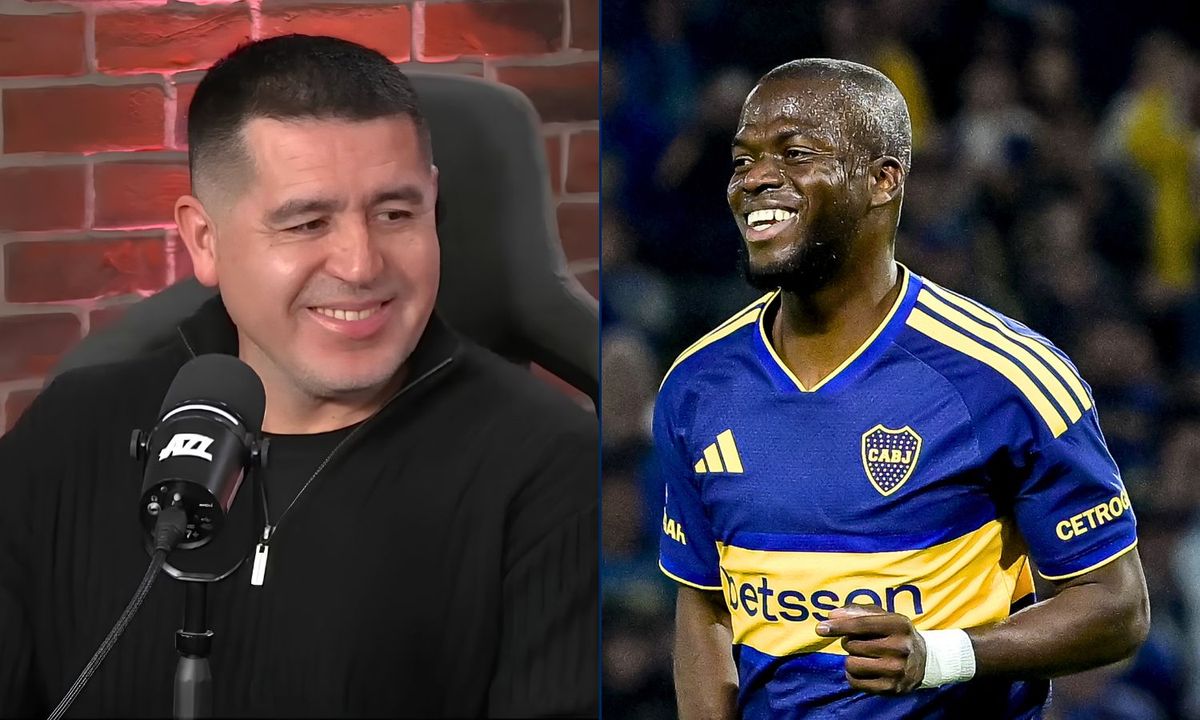 Riquelme y Enner Valencia Boca
