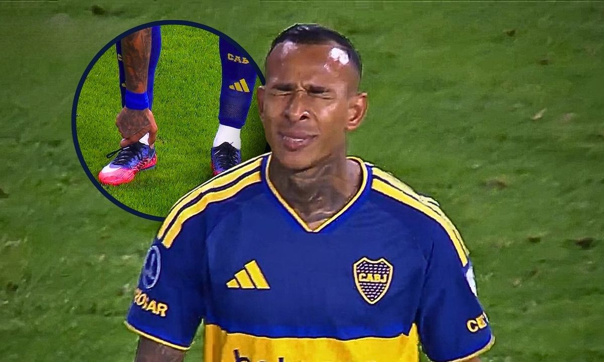 Sebastián Villa se lesionó Boca vs Vasco da Gama