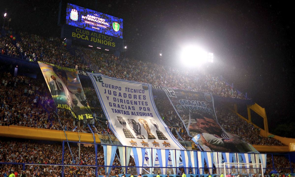 Selección Argentina en La Bombonera